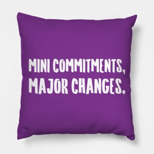 Mini Commitments, Major Changes. | Life | Quotes | Purple Pillow