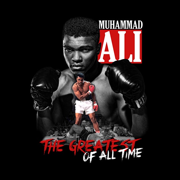 Muhammad Ali The Greatest Of All Time Vintage by Stacy Peters Art