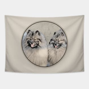 Keeshond Brothers Tapestry