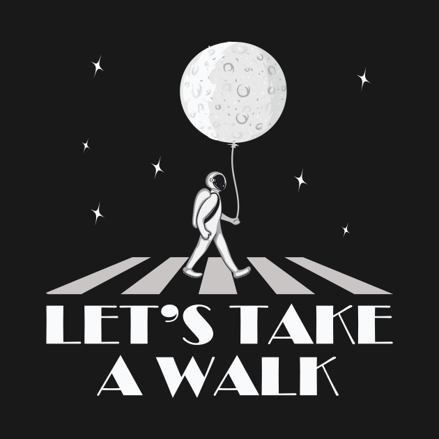 Astronaut Lunar Walk by Foxxy Merch