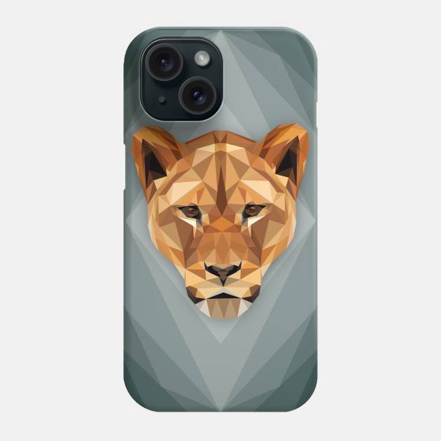 Lonely Lioness Phone Case by ErinFCampbell