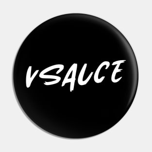 Vsauce. Spit Facts. Vintage Pin