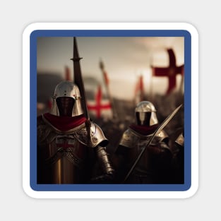 Knights Templar in The Holy Land Magnet