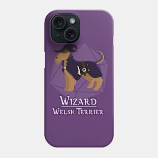 Wizard Welsh Terrier Phone Case