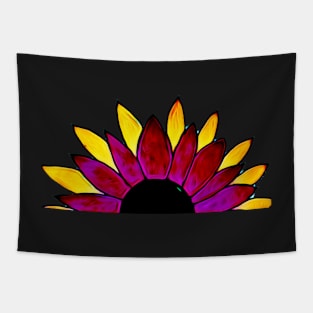 Sunflower half 3 Tapestry