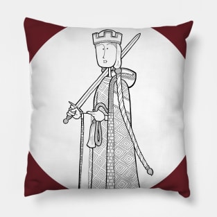 The Dead Queen Detectives - Empress Matilda (or Maud) Pillow