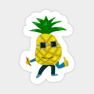 Cool Pineapple Magnet