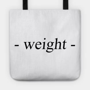 Weight Tote