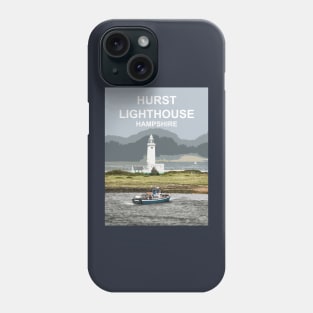 Hurst Lighthouse, Hampshire, New Forest England uk Phone Case