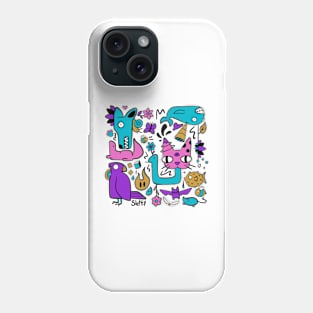 Creature Collage Phone Case