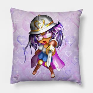 chibi knight in shining armor Pillow