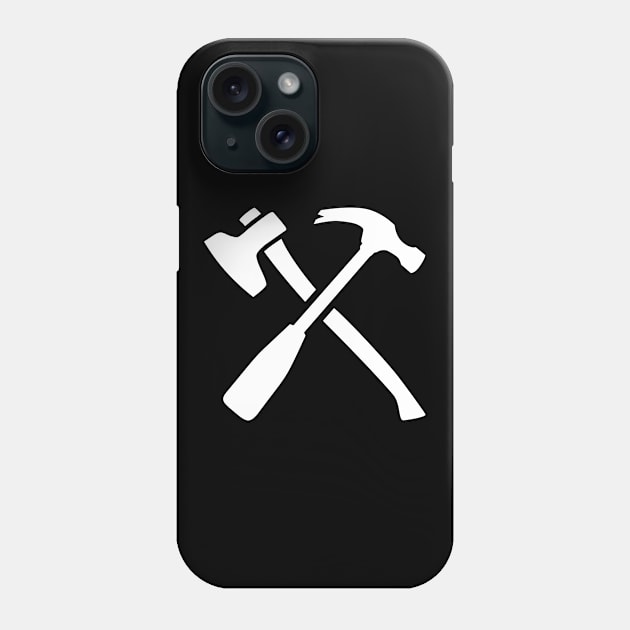 Ax and hammer Phone Case by Designzz