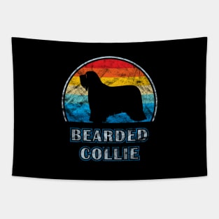 Bearded Collie Vintage Design Dog Tapestry