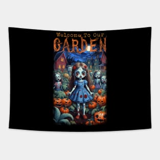 Welcome To Our Garden Tapestry
