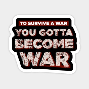 Rambo War Quotes Magnet