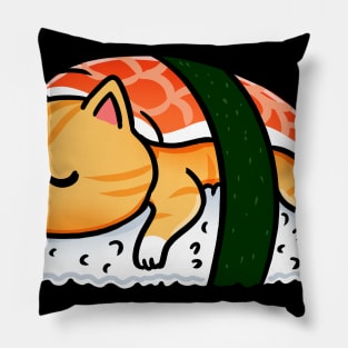 Funny sushi cat Pillow