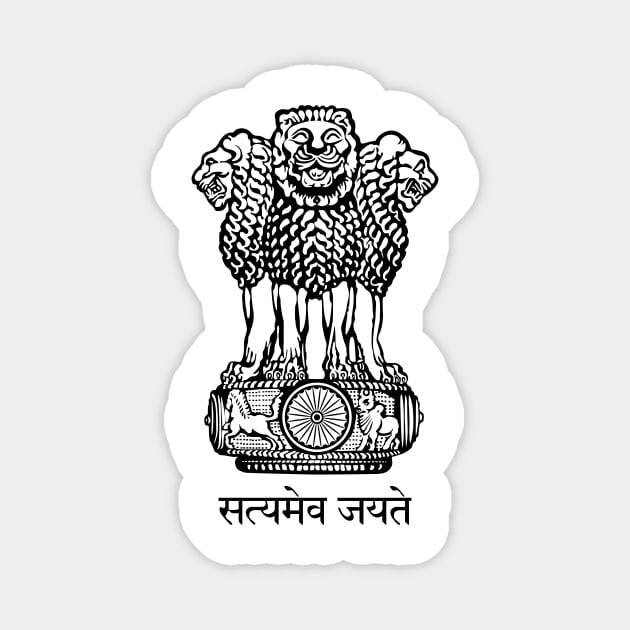 Emblem of India Magnet by Flags of the World