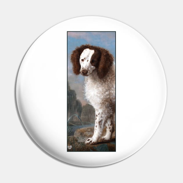 Water Spaniel on a hill by George Stubbs Pin by academic-art