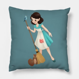 Snow White Squeaky Clean Pillow