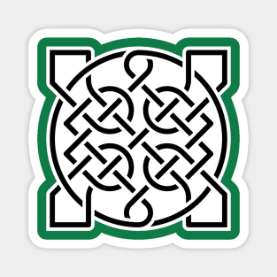 Celtic Ornamental Knot Geometric Design 5 Magnet