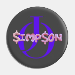 oj simpson Pin