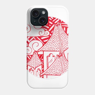 Red Rooftops Phone Case