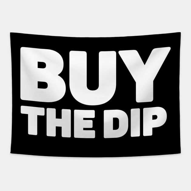 Buy The Dip Bitcoin Trading Crypto Tapestry by My Crypto Design