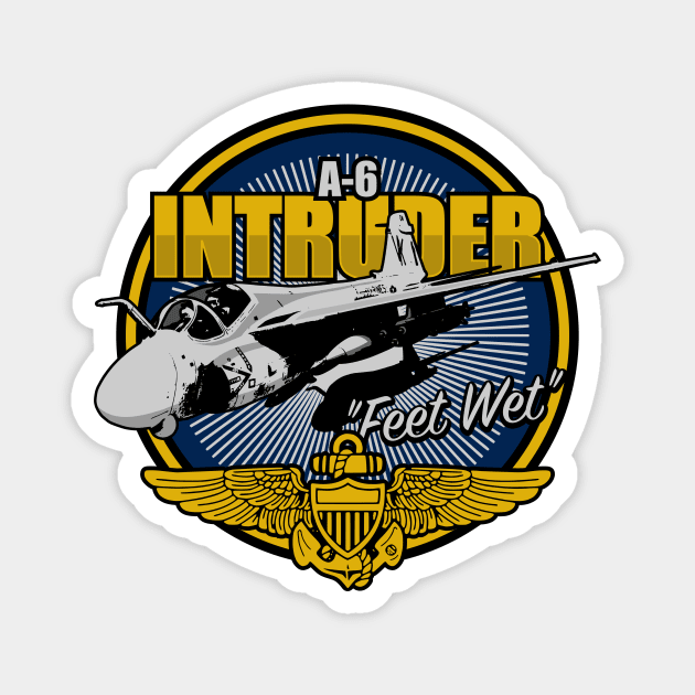 A-6 Intruder Magnet by Tailgunnerstudios