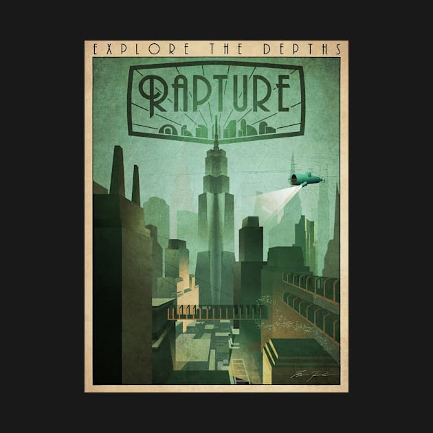 Explore Rapture, Bioshock Poster by gruntcooker