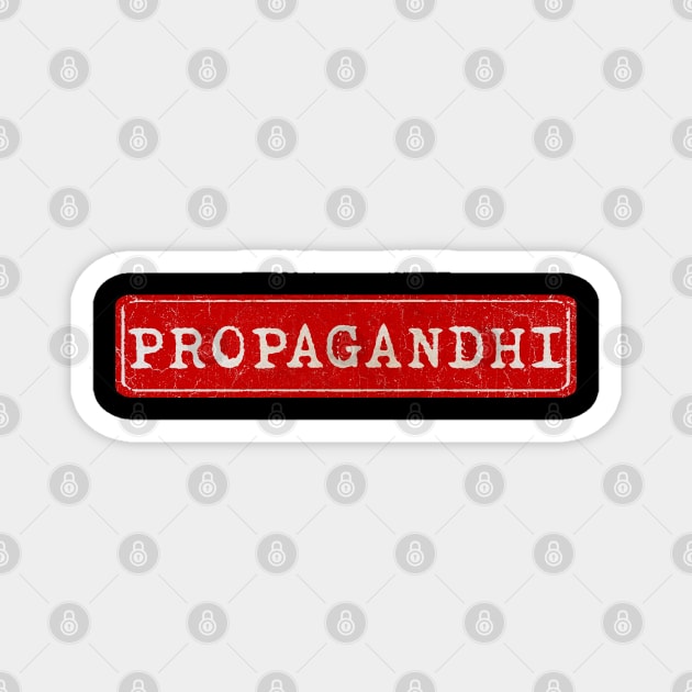 vintage retro plate Propagandhi Magnet by GXg.Smx