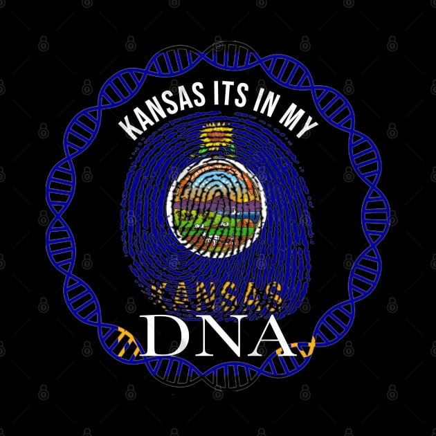 Kansas Its In My DNA - Kansan Flag - Gift for Kansan From Kansas by Country Flags