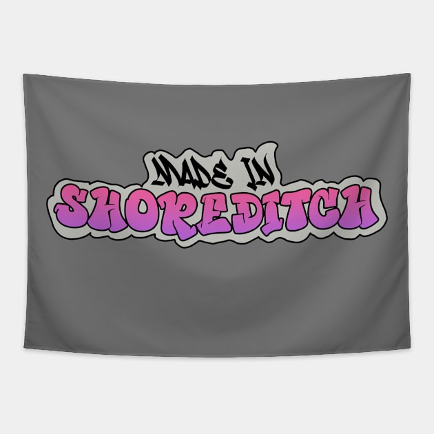 Made in Shoreditch I Garffiti I Neon Colors I Pink Tapestry by EverYouNique