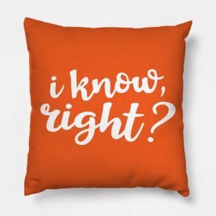 I know, right? Pillow