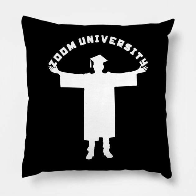 Zoom University Graduate Pillow by All About Nerds