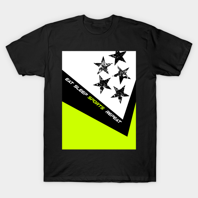 Discover Sport shirt in lime white and black - Sportswear - T-Shirt