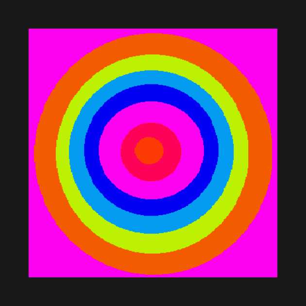 Hot Pink Circle Pattern by Klssaginaw