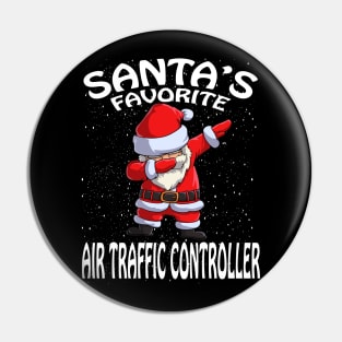 Santas Favorite Air Traffic Controller Christmas Pin