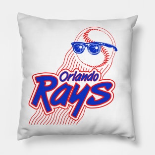 Defunct Orlando Rays Baseball 1990 Pillow