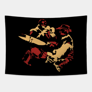 Jazz Band Modern Style Tapestry