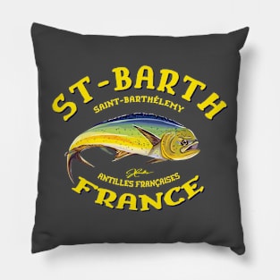 Saint Barth, French Antilles, Mahi-mahi Pillow