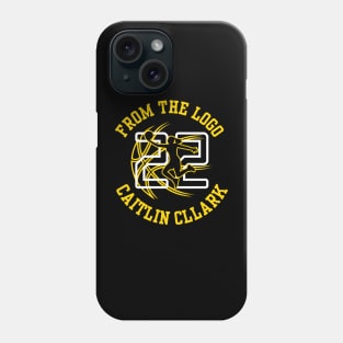 From the logo 22 Caitlin Clark Phone Case