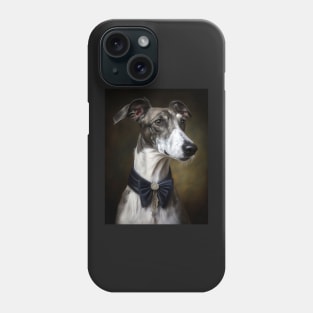 Royal Portrait of a Greyhound Dog Phone Case