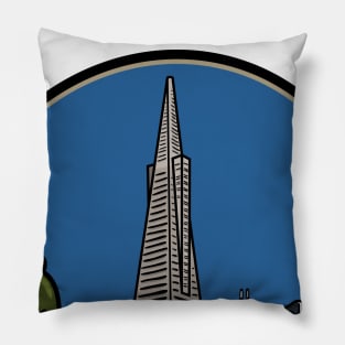 Transamerica Building Pillow