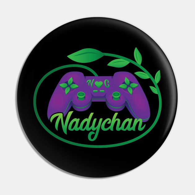 Nadychan Logo Pin by nadychan