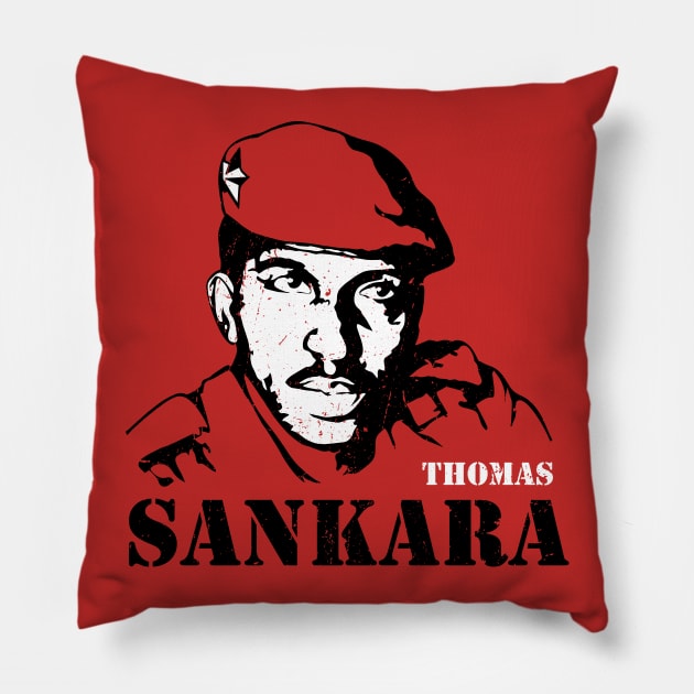 thomas sankara Pillow by VizRad