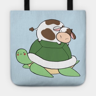 Little Cow Big Turtle Tote