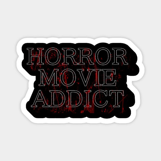 Horror movie addict Magnet by Nogh.art