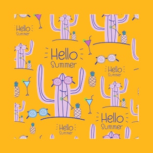 Hello Summer Cactus! T-Shirt