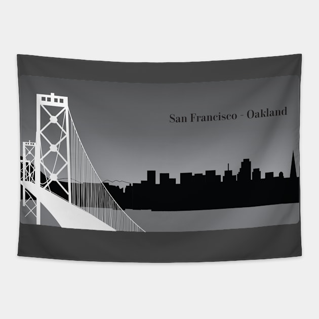 San Francisco Tapestry by dddesign