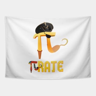 PIrate Pi funny Pirate Pi Math Pi Pun Tapestry